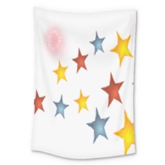 Star Rainbow Large Tapestry