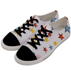 Star Rainbow Men s Low Top Canvas Sneakers