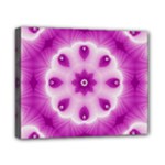 Pattern Abstract Background Art Purple Canvas 10  x 8  (Stretched)