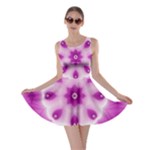 Pattern Abstract Background Art Purple Skater Dress