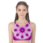 Pattern Abstract Background Art Purple Tank Bikini Top