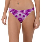 Pattern Abstract Background Art Purple Band Bikini Bottom
