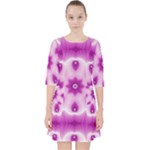 Pattern Abstract Background Art Purple Pocket Dress