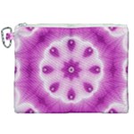 Pattern Abstract Background Art Purple Canvas Cosmetic Bag (XXL)