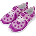 Pattern Abstract Background Art Purple Men s Velcro Strap Shoes View2