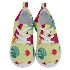 Watermelon Leaves Strawberry Running Shoes by Pakrebo