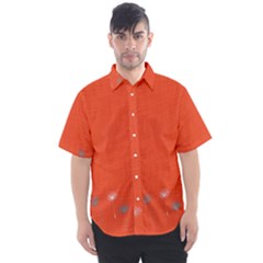 Dandelion Wishes - Red Men s Short Sleeve Shirt