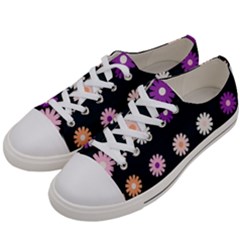 Daisy Deco Women s Low Top Canvas Sneakers by WensdaiAmbrose