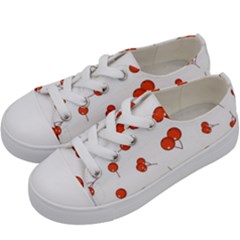 Cherry Picked Kids  Low Top Canvas Sneakers by WensdaiAmbrose