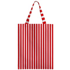 Candy Stripes Zipper Classic Tote Bag by WensdaiAmbrose