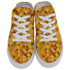 Square Pattern Diagonal Half Slippers by Mariart