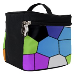 Stained Glass Colourful Pattern Make Up Travel Bag (small) by Mariart