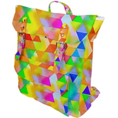 Watercolor Paint Blend Buckle Up Backpack