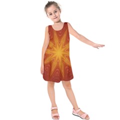 Fractal Wallpaper Colorful Abstract Kids  Sleeveless Dress
