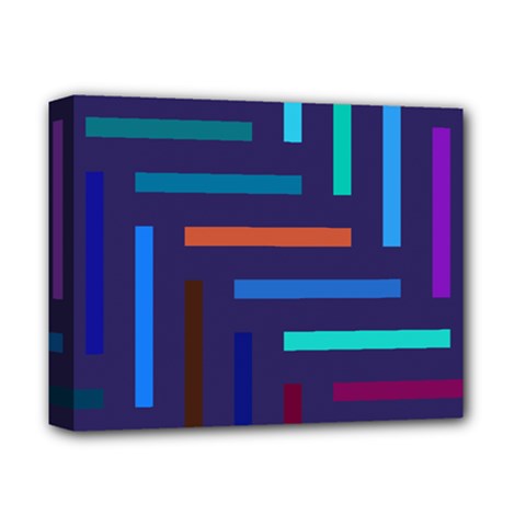 Line Background Abstract Deluxe Canvas 14  X 11  (stretched) by Mariart