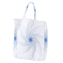 Spirograph Pattern Geometric Giant Grocery Tote by Mariart