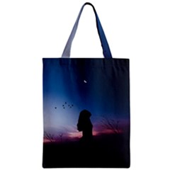 At Dusk Zipper Classic Tote Bag by WensdaiAmbrose