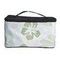 Hibiscus Green Pattern Plant Cosmetic Storage View1
