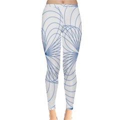 Spirograph Pattern Drawing Inside Out Leggings