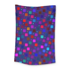 Squares Square Background Abstract Small Tapestry by Alisyart