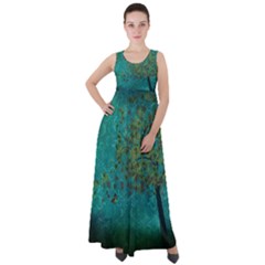 Tree In The Wind Empire Waist Velour Maxi Dress by WensdaiAmbrose