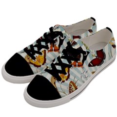 My Butterfly Collection Men s Low Top Canvas Sneakers by WensdaiAmbrose