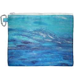 Into The Chill  Canvas Cosmetic Bag (xxxl) by arwwearableart