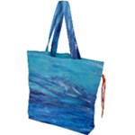 Into the Chill  Drawstring Tote Bag