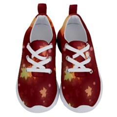 Leaf Leaves Bokeh Background Running Shoes