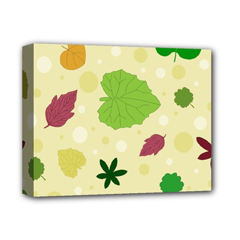 Leaves Background Leaf Deluxe Canvas 14  X 11  (stretched)