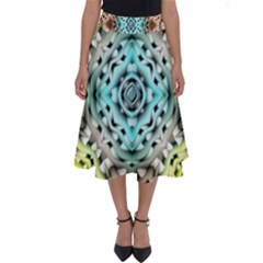 Farbenpracht Kaleidoscope Perfect Length Midi Skirt by Pakrebo