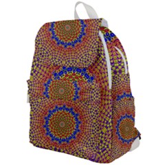 Tile Background Image Ornament Top Flap Backpack by Pakrebo