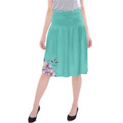 Come See The Cherry Trees Midi Beach Skirt by WensdaiAmbrose