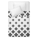 Black And White Tribal Duvet Cover Double Side (Single Size)