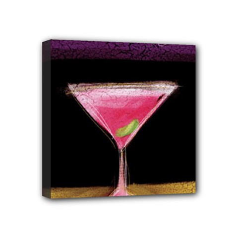 Cosmo Cocktails Mini Canvas 4  X 4  (stretched) by StarvingArtisan