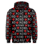 XO Valentines day pattern Men s Pullover Hoodie