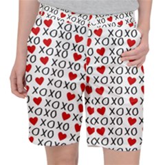 Xo Valentines Day Pattern Pocket Shorts by Valentinaart