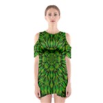 Love The Tulips In The Right Season Shoulder Cutout One Piece Dress