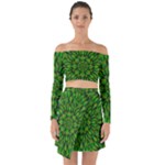 Love The Tulips In The Right Season Off Shoulder Top with Skirt Set