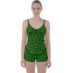 Love The Tulips In The Right Season Tie Front Two Piece Tankini