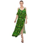 Love The Tulips In The Right Season Maxi Chiffon Cover Up Dress