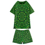 Love The Tulips In The Right Season Kids  Swim Tee and Shorts Set
