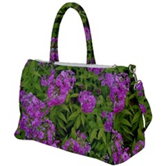 Stratford Garden Phlox Duffel Travel Bag by Riverwoman