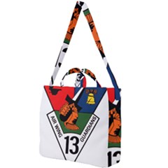United States Navy Carrier Air Wing Thirteen Insignia Square Shoulder Tote Bag by abbeyz71