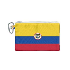 Coat Of Arms Of The Colombian Navy Canvas Cosmetic Bag (small) by abbeyz71