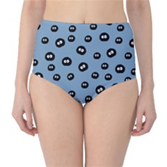 Totoro - Soot Sprites Pattern Classic High-waist Bikini Bottoms by Valentinaart