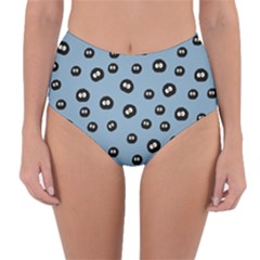 Totoro - Soot Sprites Pattern Reversible High-waist Bikini Bottoms by Valentinaart