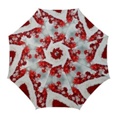 Christmas Background Tile Gifts Golf Umbrellas by Pakrebo