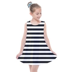 Black Stripes Kids  Summer Dress by snowwhitegirl