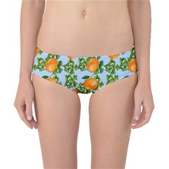 Citrus Tropical Orange Blue Classic Bikini Bottoms by snowwhitegirl